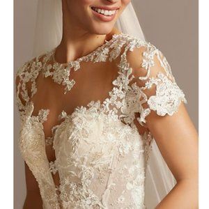 Oleg Cassini wedding gown  size 14